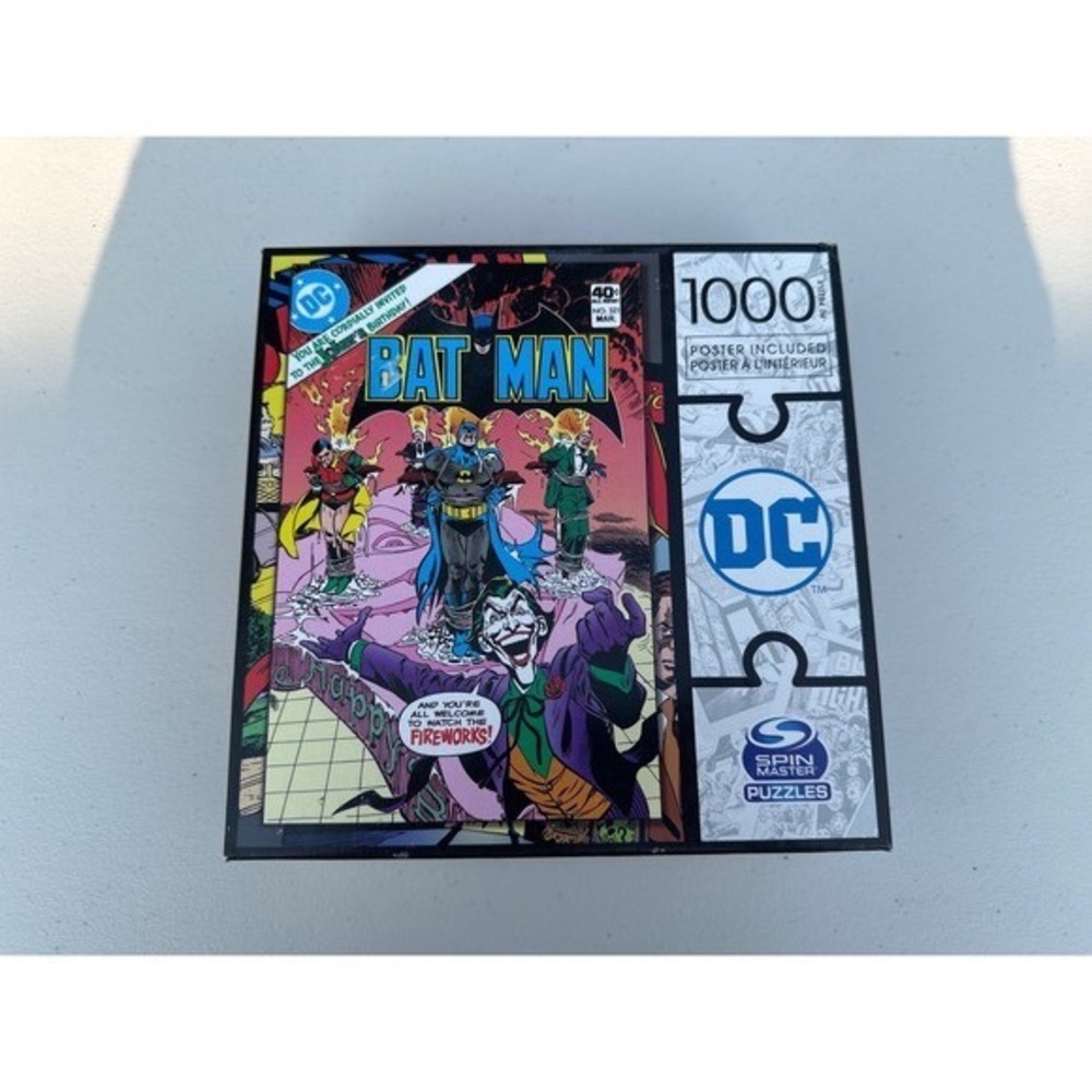 Spin Master DC Comics Batman No 321 Joker 1000 Piece Jigsaw Puzzle with Poster